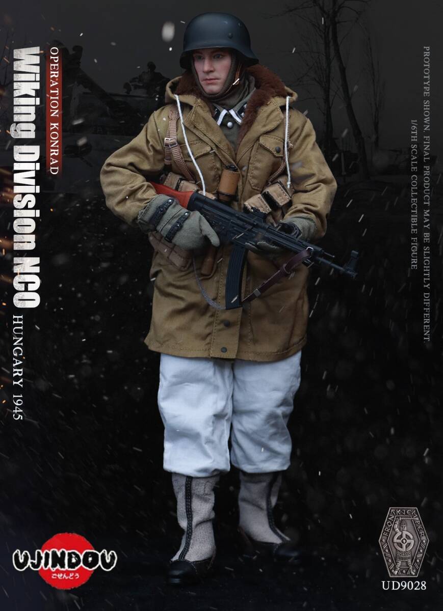 【 Wiking 】1/6ドールパーツ： UJINDOU製：WWII ドイツ軍 SS防寒パルカ【SSヴィーキング師団兵】_この製品から取り出しました