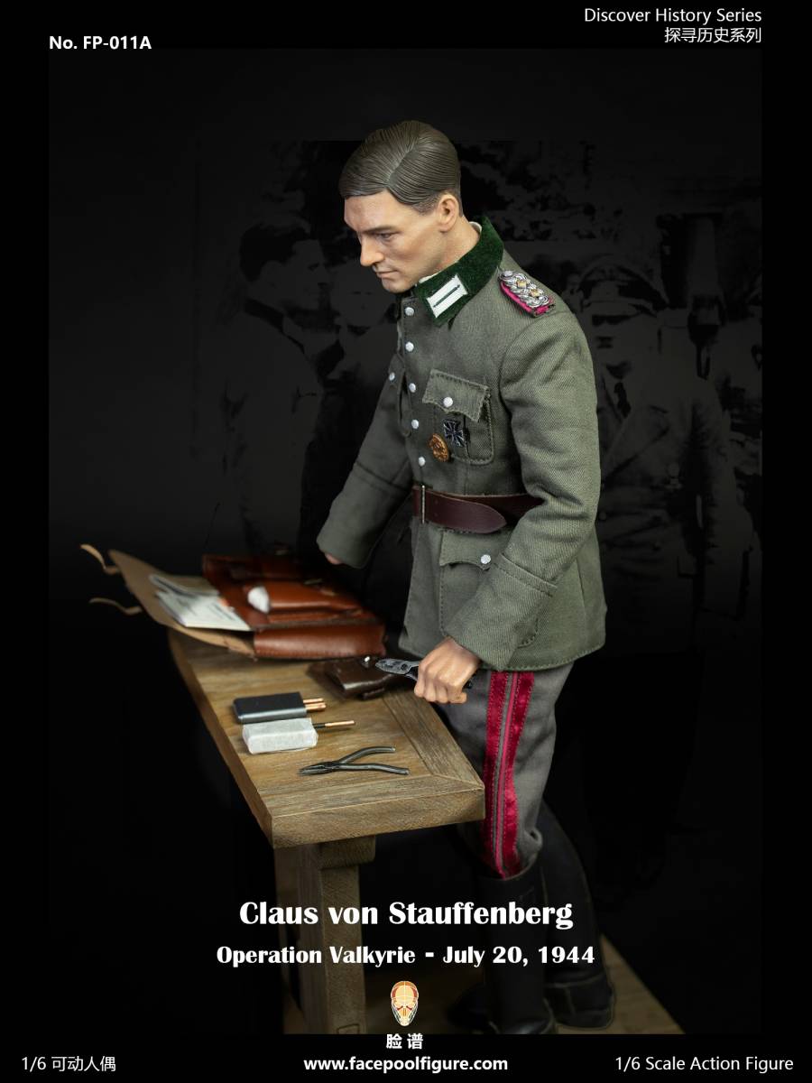 【大特価!!】 Walkre ドイツ軍参謀将校 】1/6ドールパーツ:Facepool製:WWII G.I.ジョー