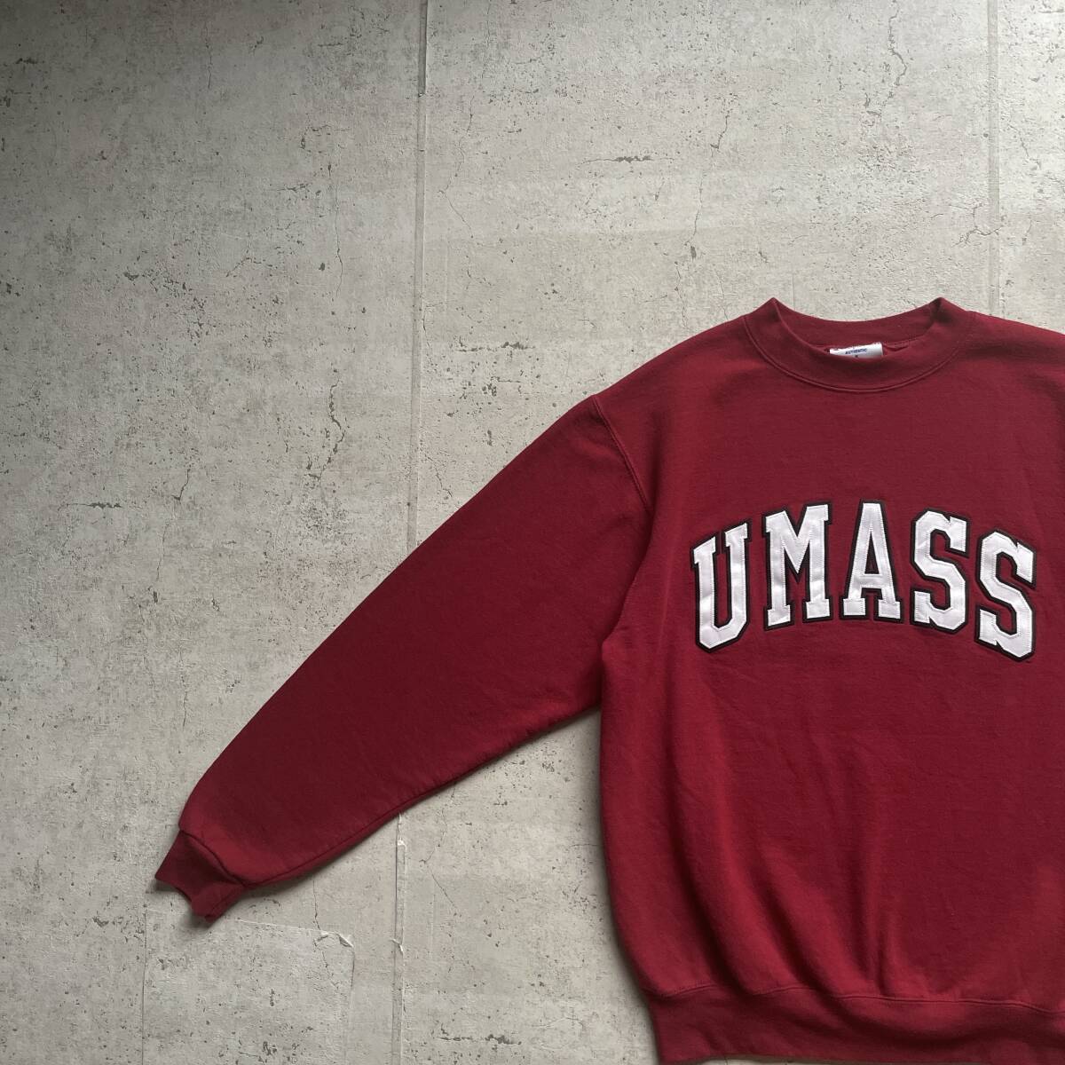 champion チャンピオン ガレージロゴ UMASS クルーネック スウェット トレーナー レッド S_画像1