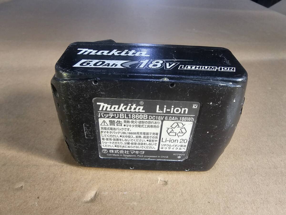 マキタ 18V 6.0Ah バッテリー BL1860B makita _画像4