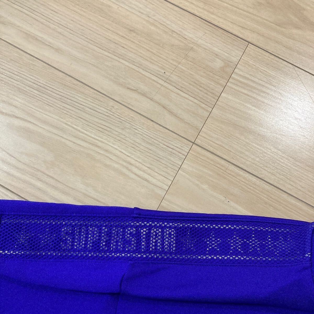 MIZUNO Mizuno SUPER STAR super Star джерси спортивная куртка Zip выше L размер фиолетовый лиловый retro прекрасный товар 