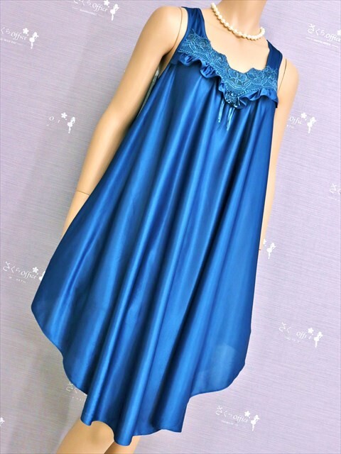 TE2-Q20*//L size * elasticity have *.. gloss blue * easy Silhouette design! negligee * most low price . postage .. packet if 210 jpy 