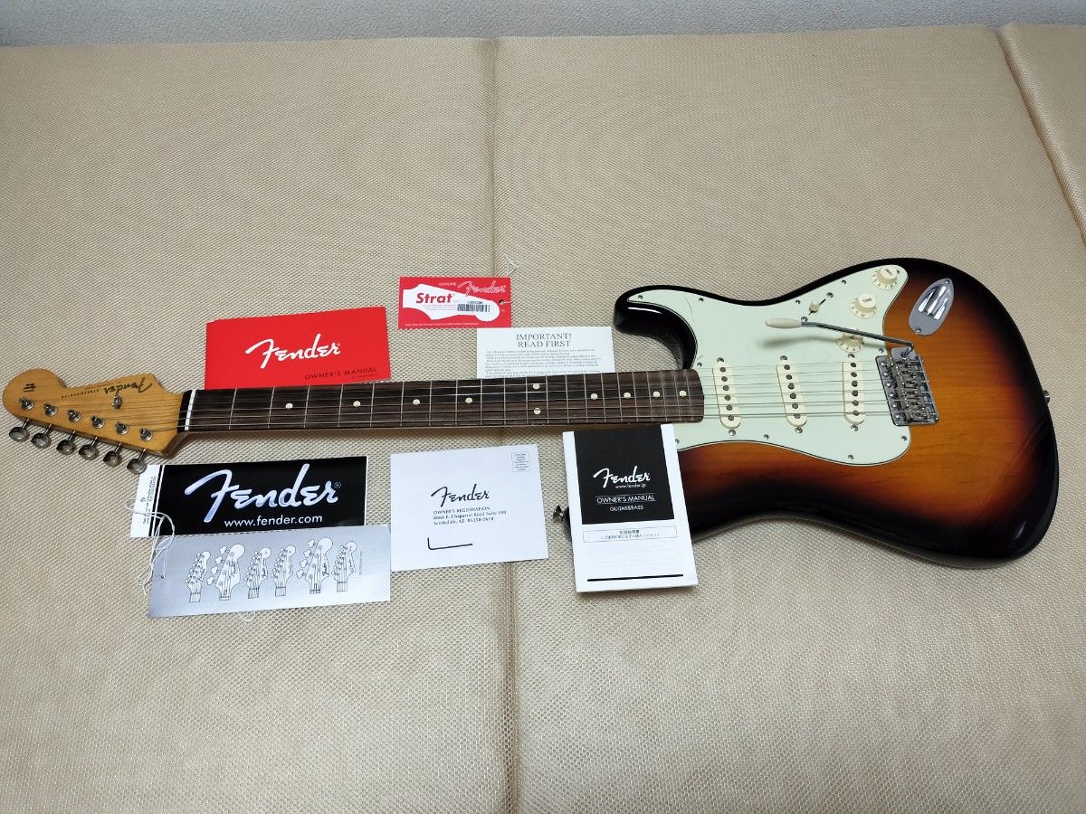 フェンダー Fender ストラト Stratocaster MEX メキシコ サンバースト ギグバッグ付