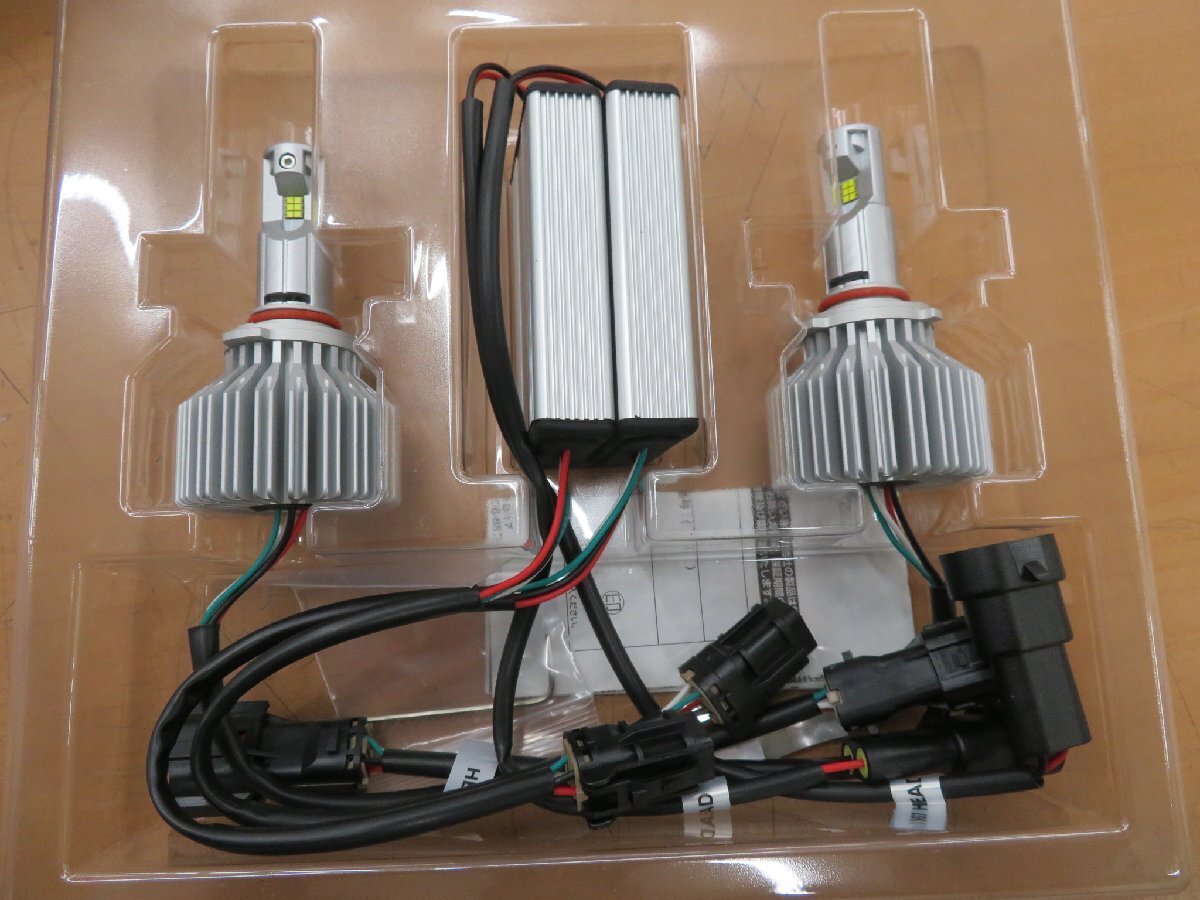 展示未使用品　デルタダイレクト　エボルヴァ　LEDヘッドライト　品番　D1557　HB3　HB4　6500K　4800ｌｍ　通電確認済み_画像4