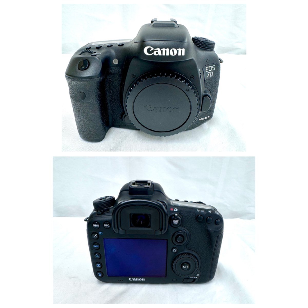 ★送料別★ Canon EOS 7D Mark II ボディ キヤノン イオス デジタルカメラ (中古品/電源確認済み) ED0104の画像2