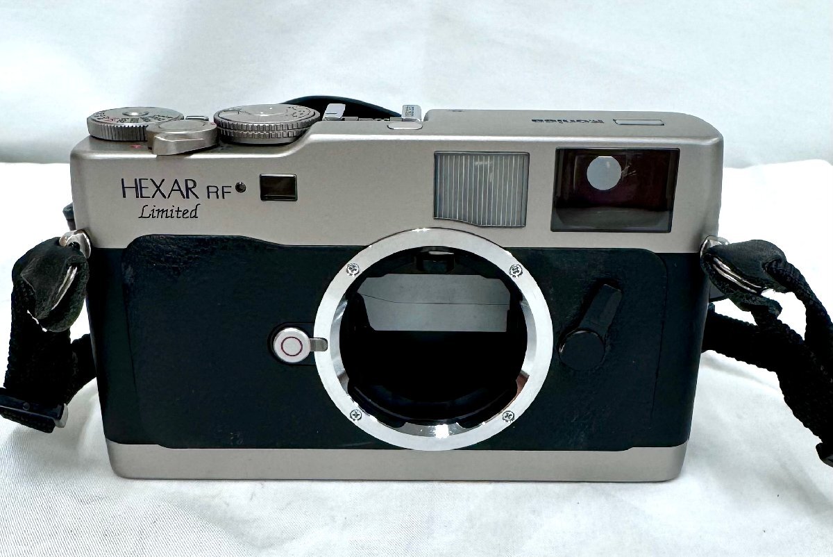 ★送料別★ KONICA コニカ HEXAR RF Limited フィルムカメラ (中古品/動作確認不可) ED0105_画像2