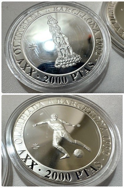 【中古品】バルセロナオリンピック’92　銀貨セット　シルバー【送料別】FN0735_画像4
