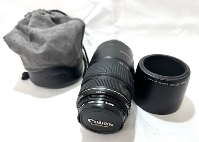 【中古品】(※動作未確認)キャノン Canon カメラレンズ/レンズフード 75-300mm 1:4-5.6/ET-64【送料別】FD1055の画像1