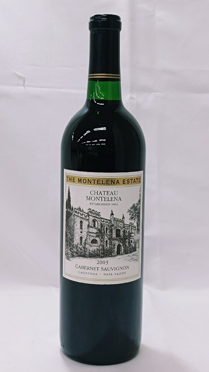 【未開栓】シャトー モンテレーナ 2003 Ct. Montelena WINERY The Montelena Estate 2003 Cabernet Sauvignon 750ml 13.8%【送料別】IA0334_画像1