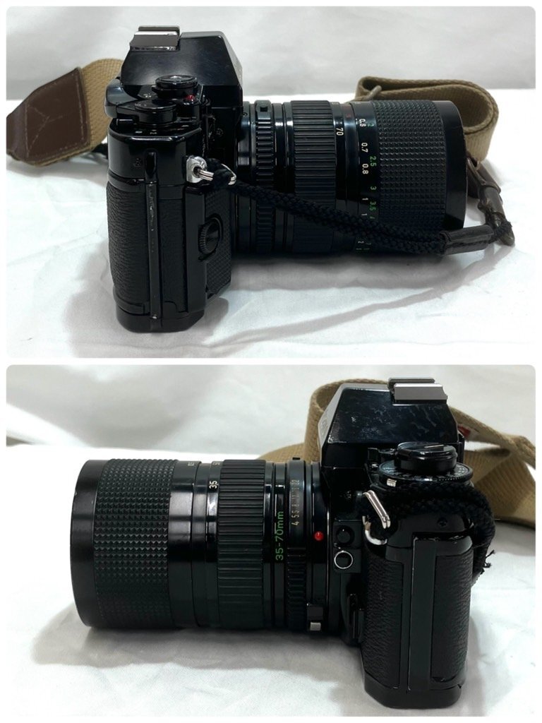 【中古品】(※動作未確認)　キヤノン　フィルムカメラ　Canon A-1 ＋ カメラレンズ　CANON ZOOM LENS FD 35-70mm 1:4【送料別】HD0089_画像4