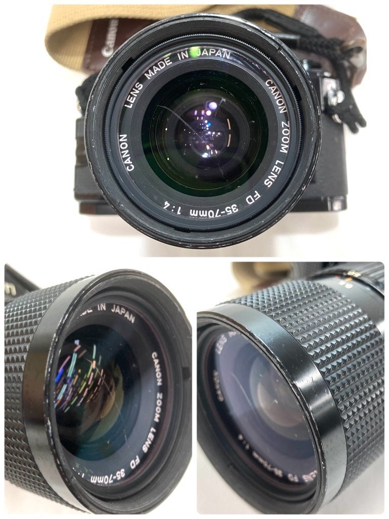 【中古品】(※動作未確認)　キヤノン　フィルムカメラ　Canon A-1 ＋ カメラレンズ　CANON ZOOM LENS FD 35-70mm 1:4【送料別】HD0089_画像5