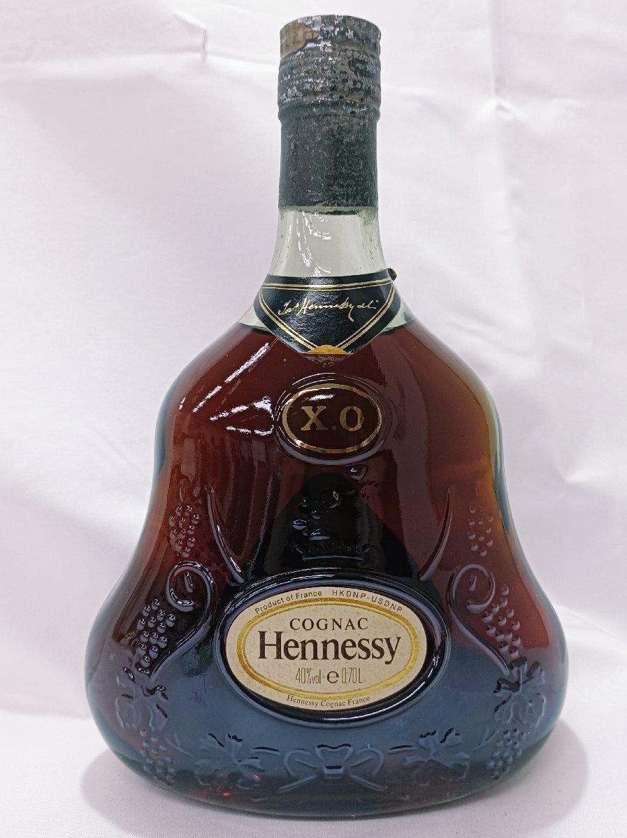 【未開栓】ヘネシー XO 金キャップ グリーンボトル ブランデー(コニャック) Hennessy X.O COGNAC 40％ 700ml【送料別】IA0278の画像1