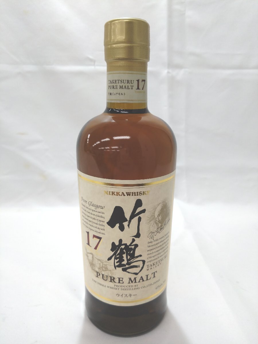 ★東京都配送限定★（未開栓）ニッカウイスキー 竹鶴 17年 ピュアモルトウイスキー NIKKA TAKETSURU 700ml 43%【送料別途】 KA1306_画像1