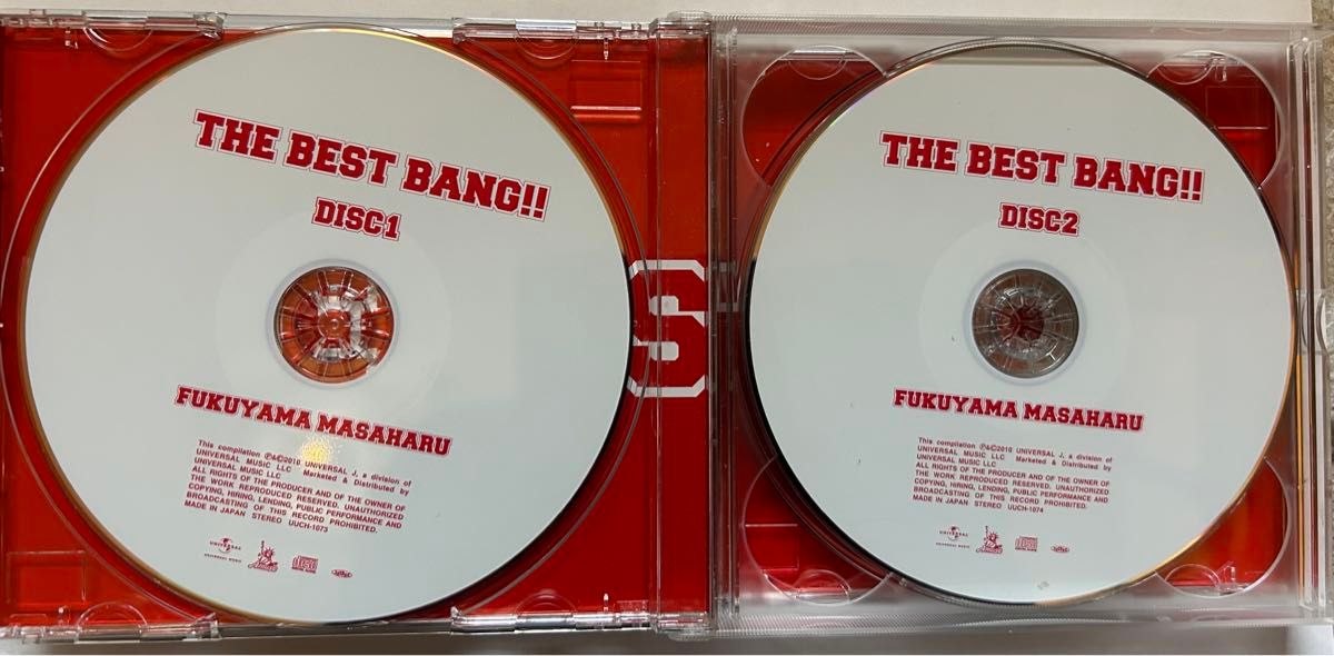 ［ジャンク］CD ★ 福山雅治『THE BEST BANG!! 』☆  4枚組 ベストアルバム 
