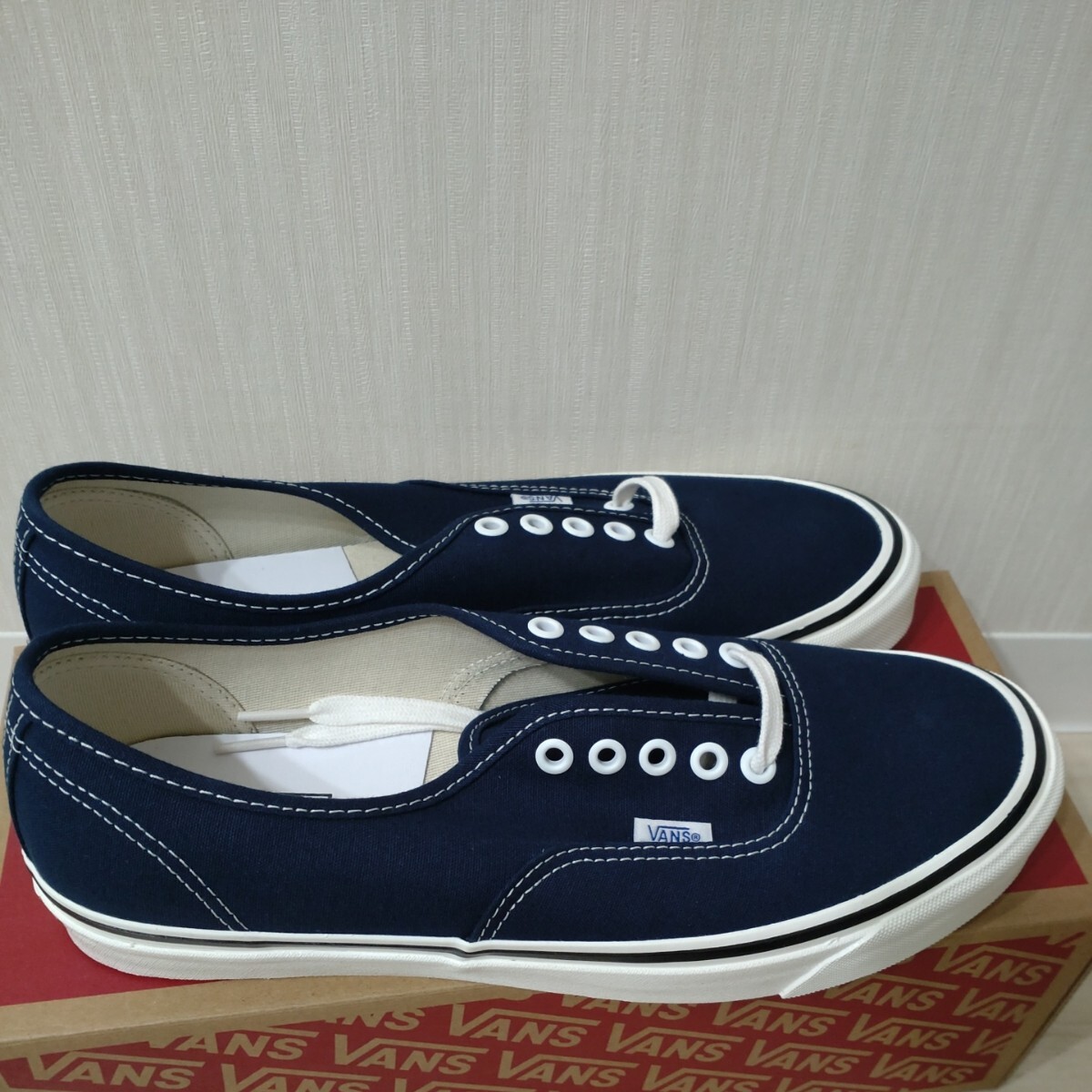 【国内正規品】新品未使用 28cm VANS Authentic 44DX Anaheim Factory バンズ アナハイム オーセンティック ドレスブルー 紺 の画像6