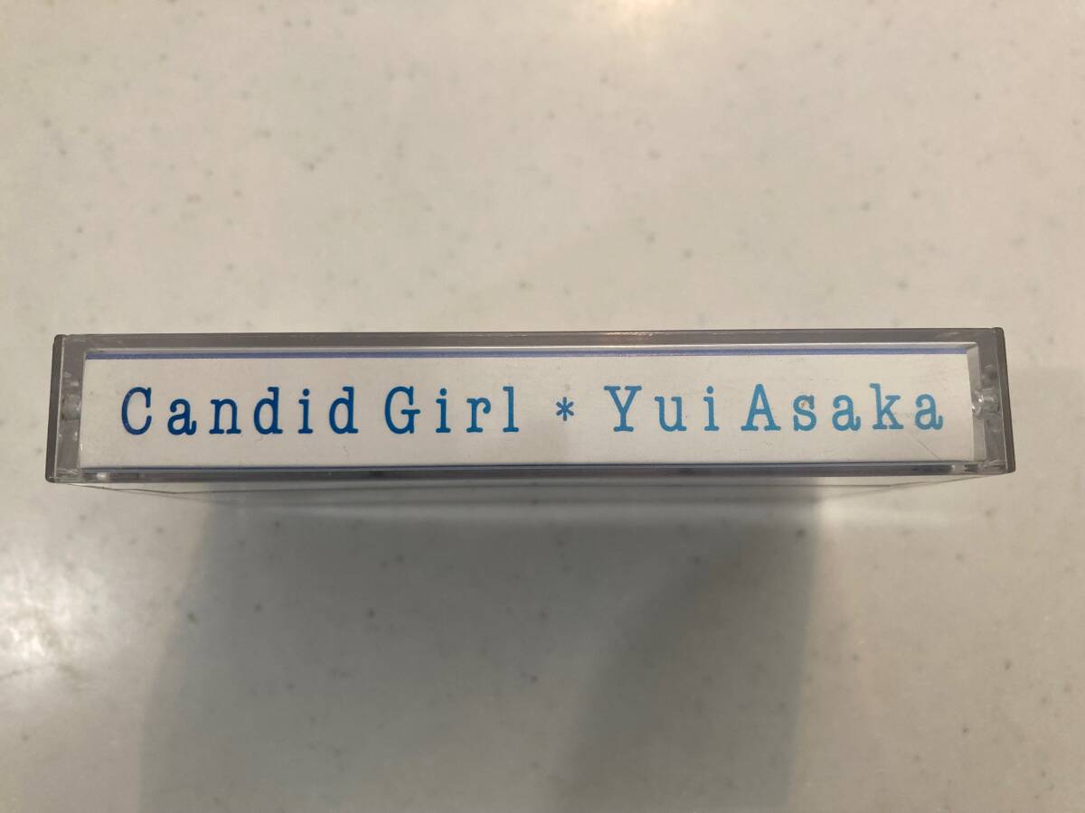 【中古品】浅香唯　Candid Girl　カセットテープ　昭和レトロ　キャンディッド・ガール　歌詞カード付　Yui Asaka Idol Cassette Tape_画像3