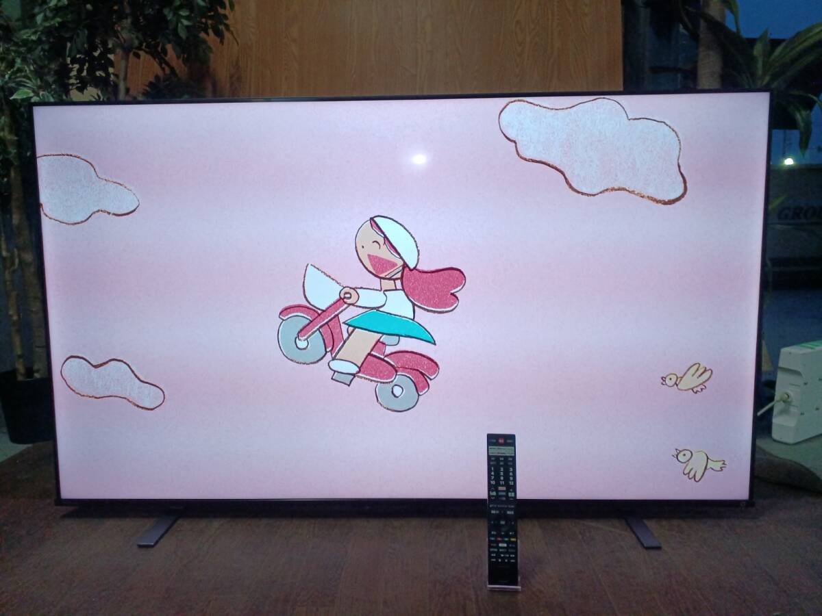 12667-05★TOSHIBA/東芝 REGZA レグザ 液晶テレビ 65V型 65M550K 2022年製造★ジャンクの画像1