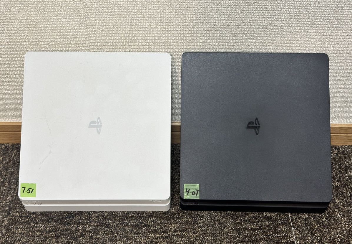 動作確認済み SONY PlayStation 4 ブラック　CUH-2000A 2台 500GB 2台　セット 本体　　FW9.00以下_画像2