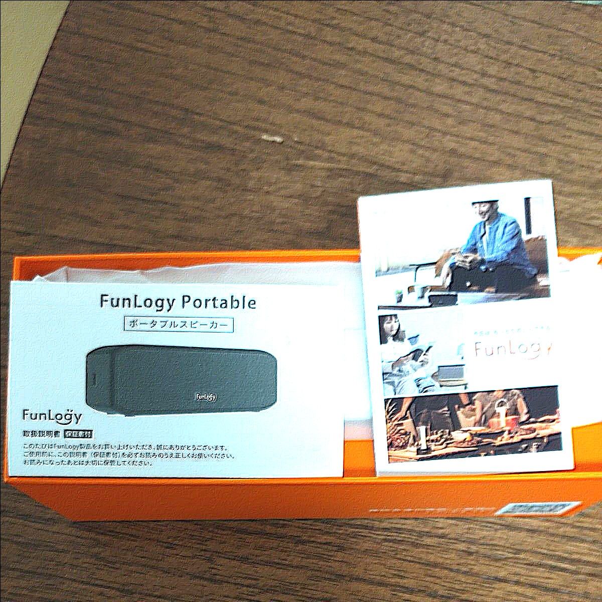 ファンロジー FunLogy FunLogy Portable ホワイト [Bluetoothスピーカー]２個まとめ売り