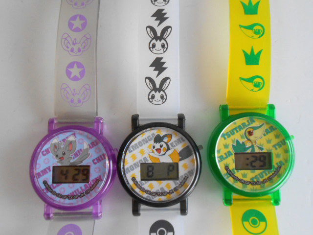 ♯Iwc11CtポケモンキャラウォッチNEXTBWスマイル全6種フルカラー♂TAKARATOMYARTS♀200円〓012791_s_画像3