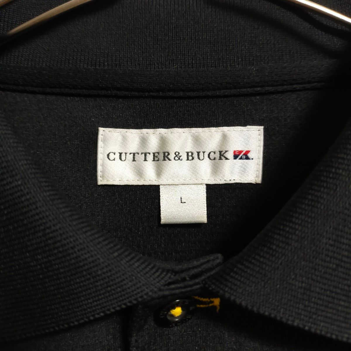 新品　CUTTER＆BACK　カッター＆バック　 ゴルフウェア 半袖ポロシャツ　吸湿速乾　サイズL