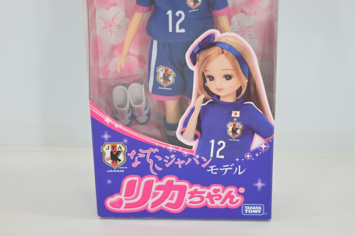 未開封 TAKARA TOMY タカラ トミー なでしこジャパン JFA 12 モデル リカちゃん Licca フィギュア 人形 サッカー ユニフォームRL-531NT/107の画像4