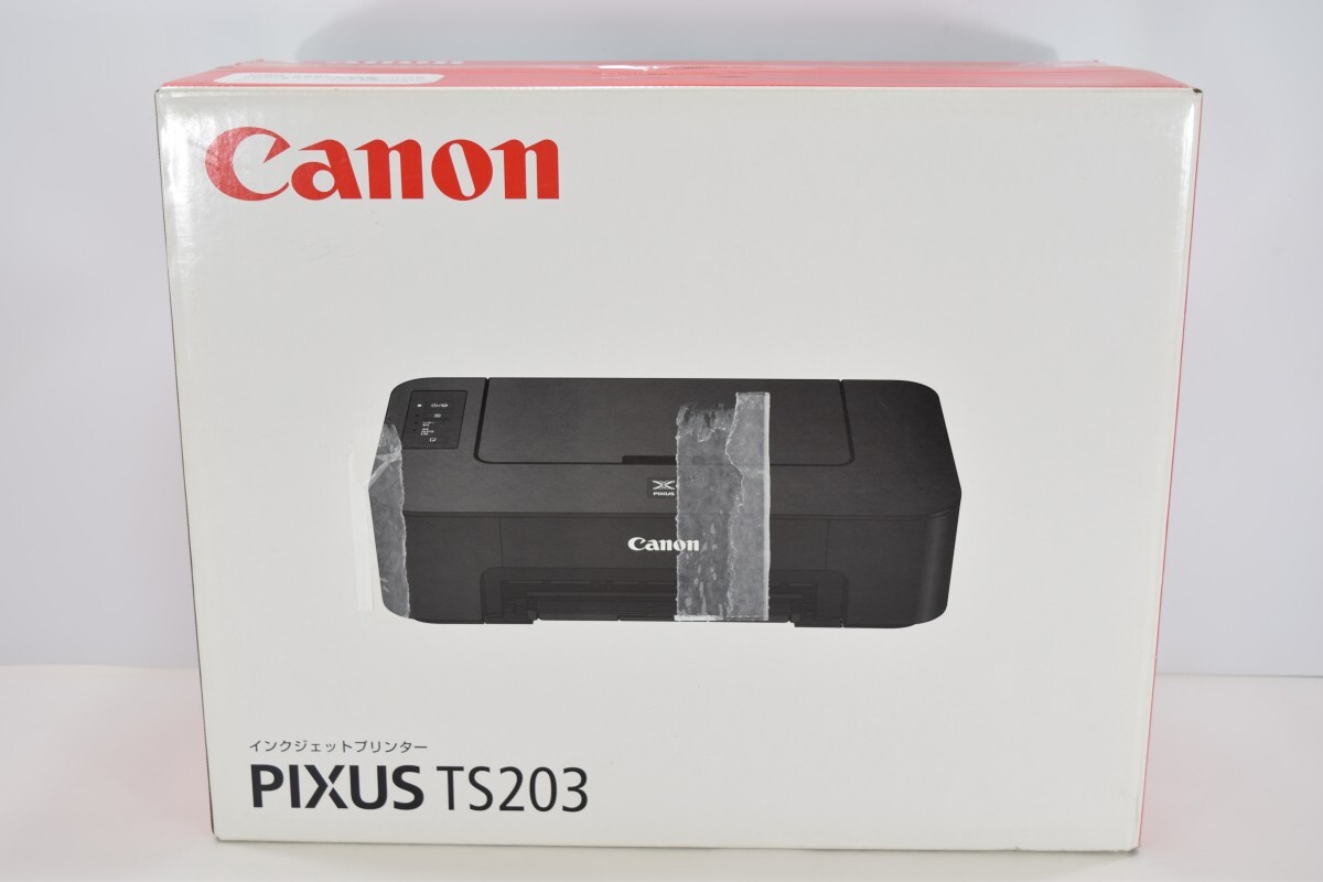 未開封 新品 Canon キャノン TS203 PIXUS ピクサス インクジェット プリンター 複合機 周辺機器 黒 ブラック 印刷機 カラー NU-178N_画像7