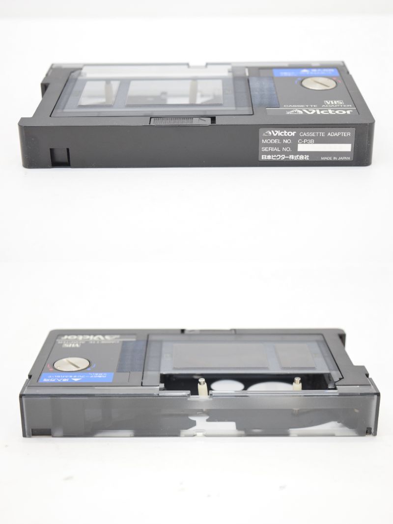 Victor ビクター VHS-C→VHS CASETTE ADAPTER C-P3B VHSカセットアダプター ケース 取説付 VHSC変換 ビデオテープ RL-437T/000_画像8