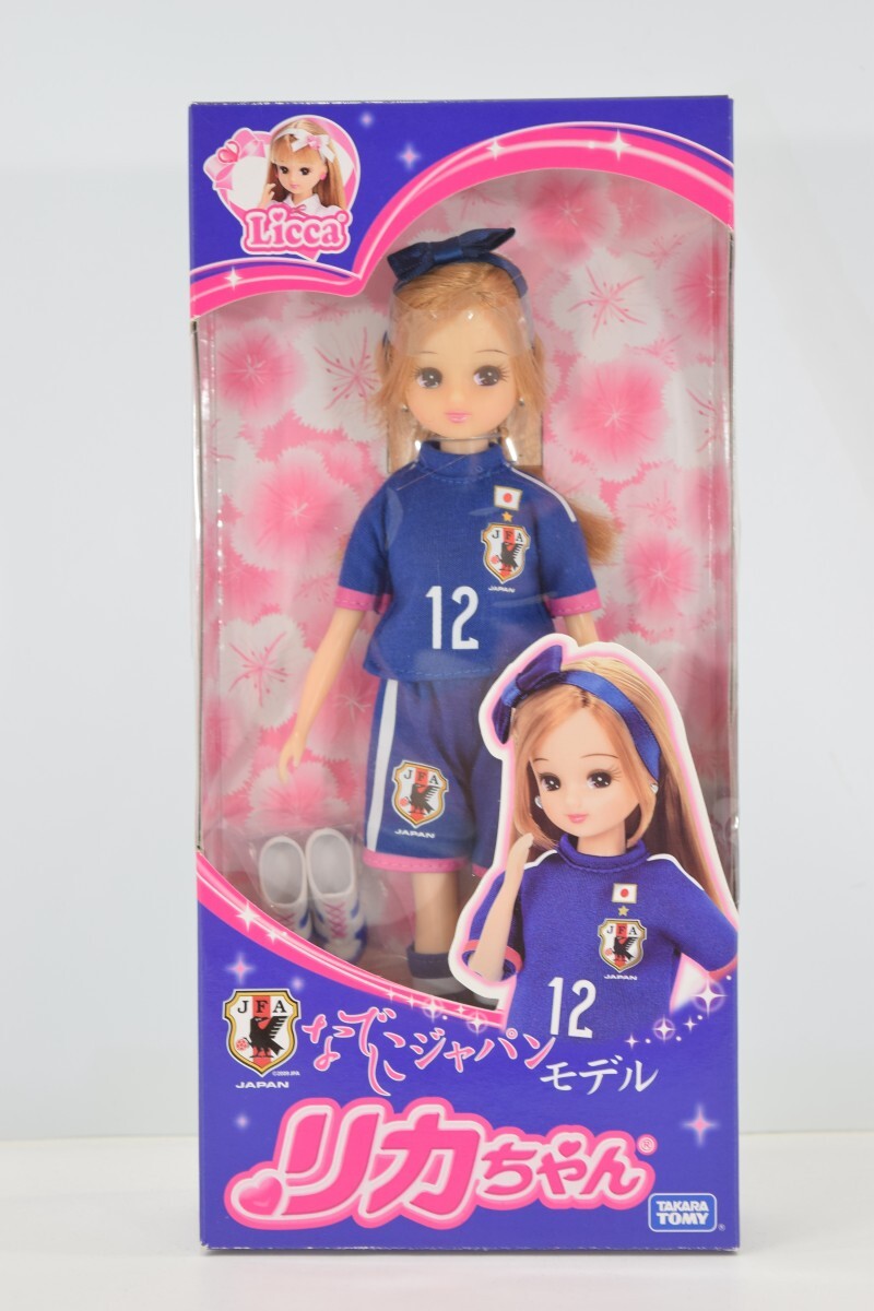 未開封 TAKARA TOMY タカラ トミー なでしこジャパン JFA 12 モデル リカちゃん Licca フィギュア 人形 サッカー ユニフォームRL-531NT/107の画像1