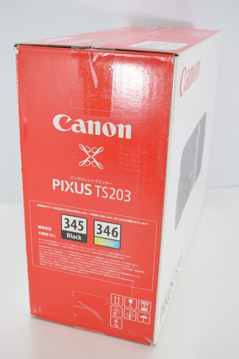 未開封 新品 Canon キャノン TS203 PIXUS ピクサス インクジェット プリンター 複合機 周辺機器 黒 ブラック 印刷機 カラー NU-178N_画像5