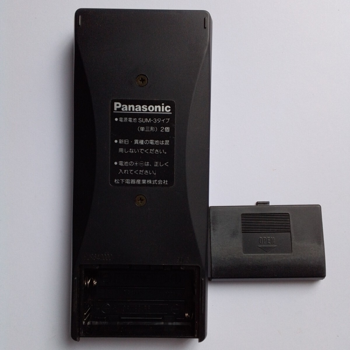 Panasonic昭和レトロブラウン管テレビ用リモコン当時品未使用長期保管品_画像4