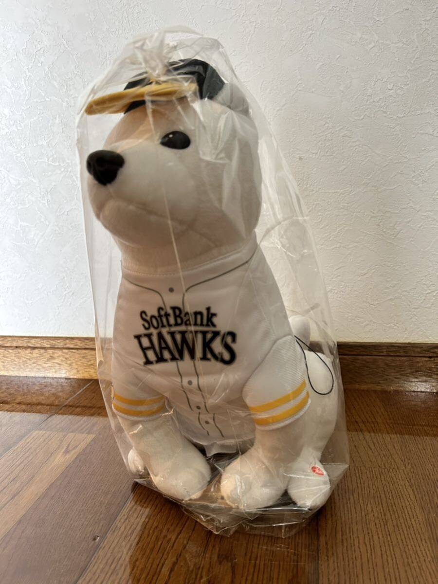 未使用　ソフトバンク　ホークス　お父さん　ぬいぐるみストラップ　SoftBank Hawks レア_画像1