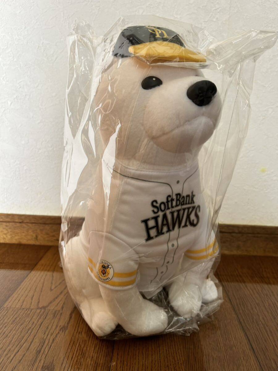 未使用　ソフトバンク　ホークス　お父さん　ぬいぐるみストラップ　SoftBank Hawks レア_画像2