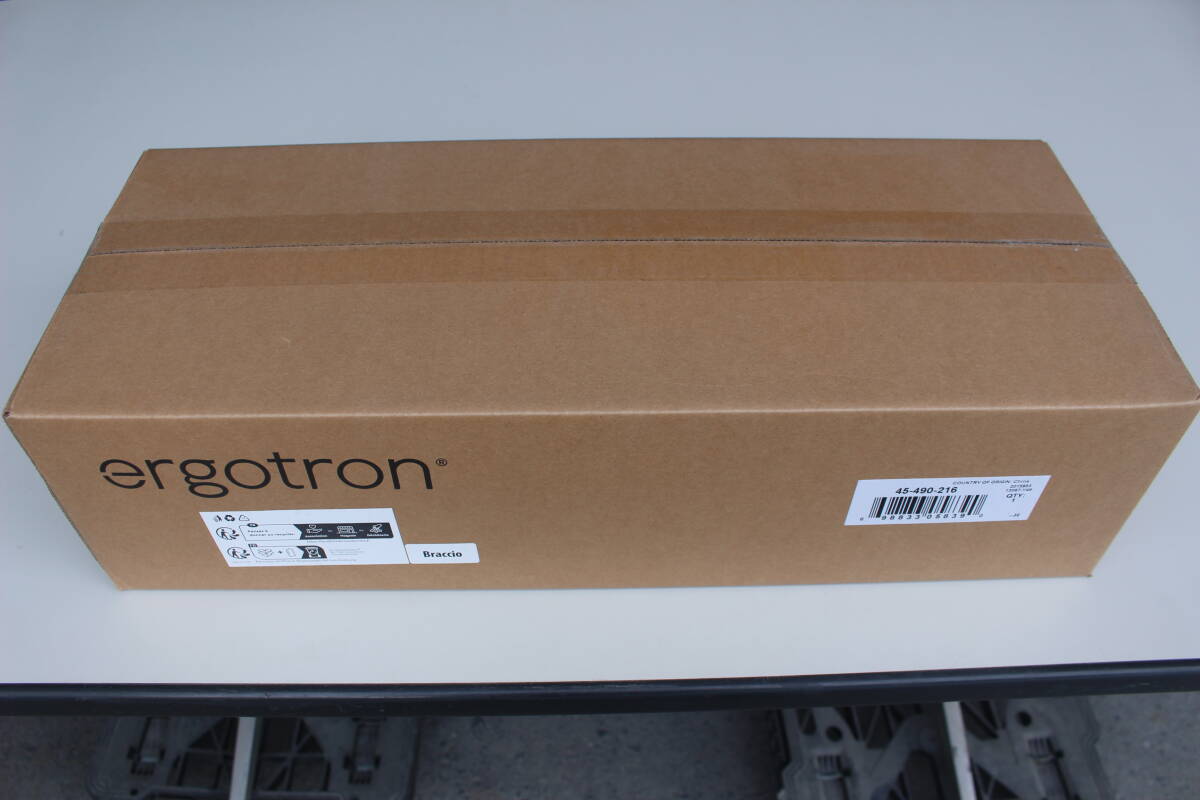ERGOTRON L goto long LX стол крепление arm белый 45-490-216 не использовался коробка боль товар 