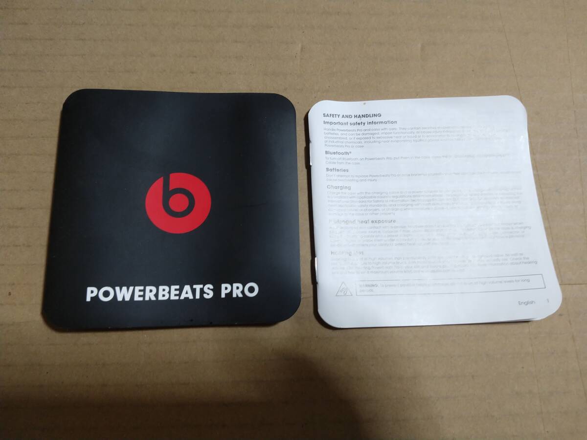 ジャンク品【動作不良 箱無し】Beats by Dr.Dre フルワイヤレスイヤホン Powerbeats Pro ブラック MV6Y2PA/A Bluetooth の画像8