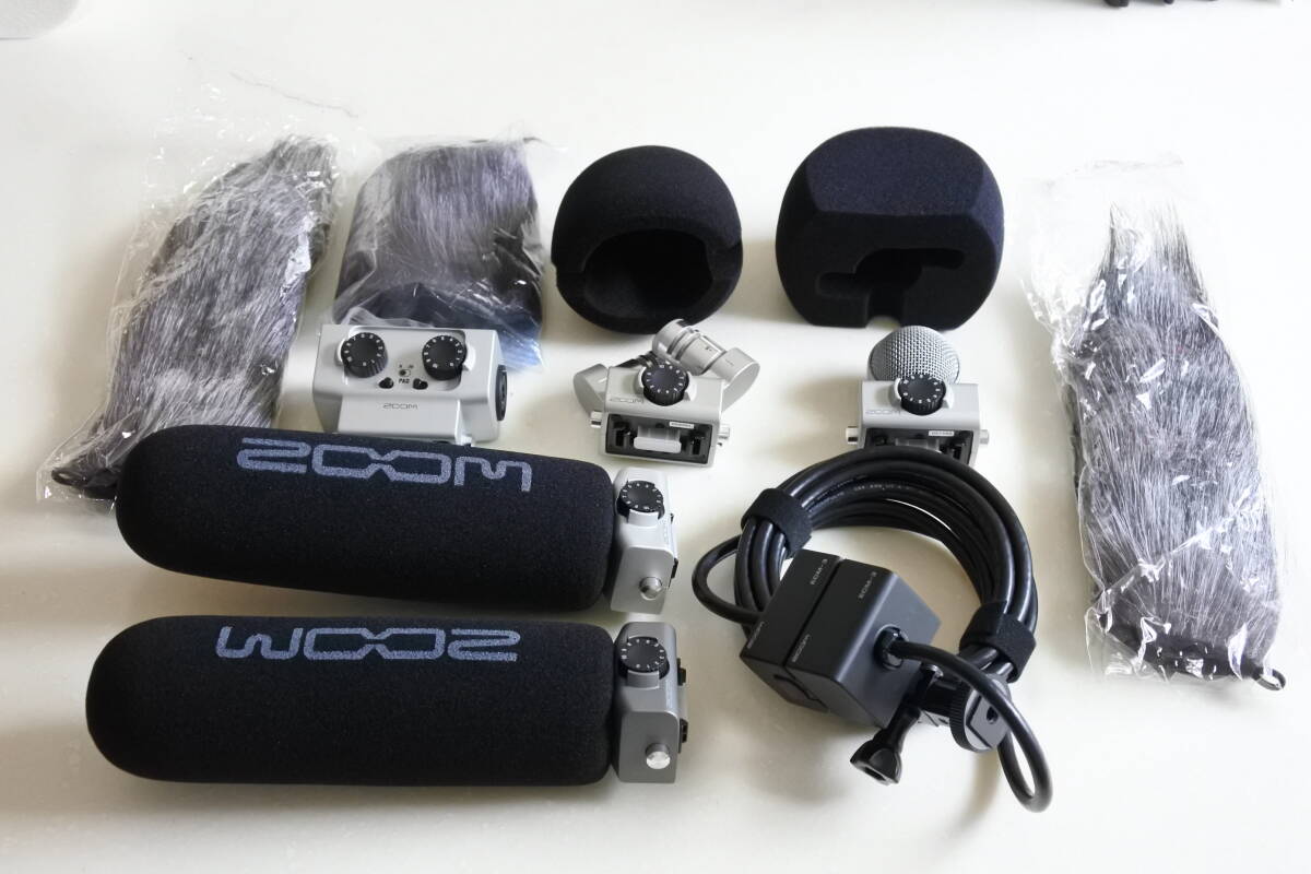 ZOOM ハンディレコーダー用 オプショナルマイク・XLR/TRS入力・延長ケーブル H5、H6、F8、F8nPro 新品・未使用・防湿箱保管品 超格安出品！_画像8