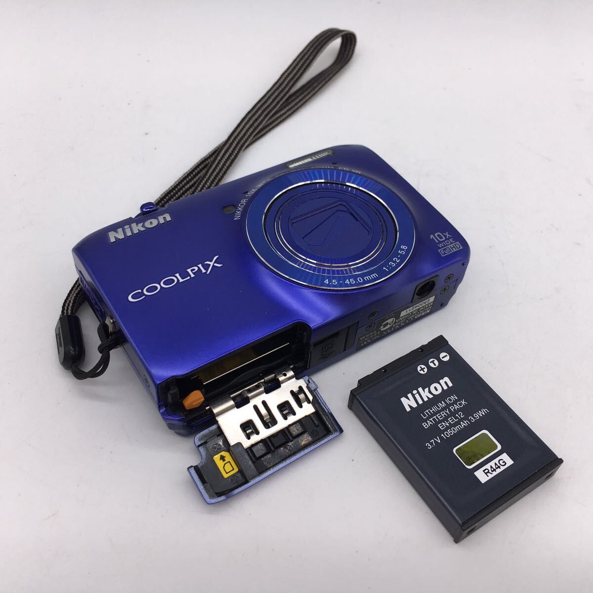Nikon COOLPIX S6300 ニコン クールピクス ブルー デジタル カメラ デジカメ バッテリー付属 動作確認済の画像9
