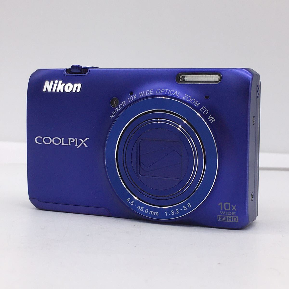 Nikon COOLPIX S6300 ニコン クールピクス ブルー デジタル カメラ デジカメ バッテリー付属 動作確認済の画像1