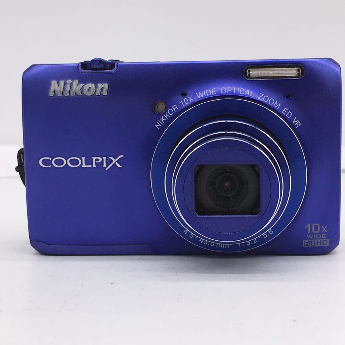 Nikon COOLPIX S6300 ニコン クールピクス ブルー デジタル カメラ デジカメ バッテリー付属 動作確認済の画像2