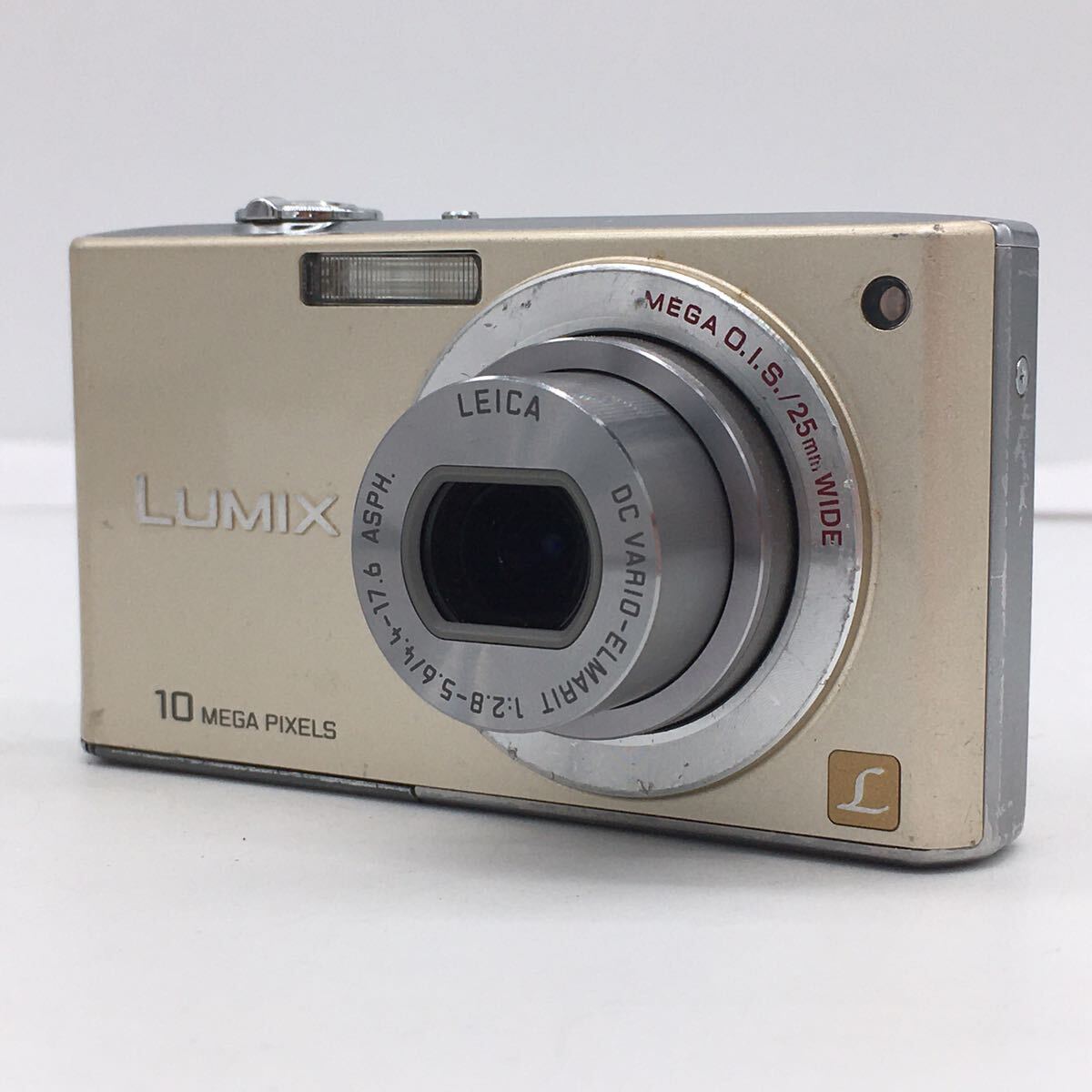 パナソニック Panasonic LUMIX DMC-FX35 ゴールド デジカメ コンパクト デジタル カメラ コンデジ 充電器・バッテリー付属 動作確認済の画像3