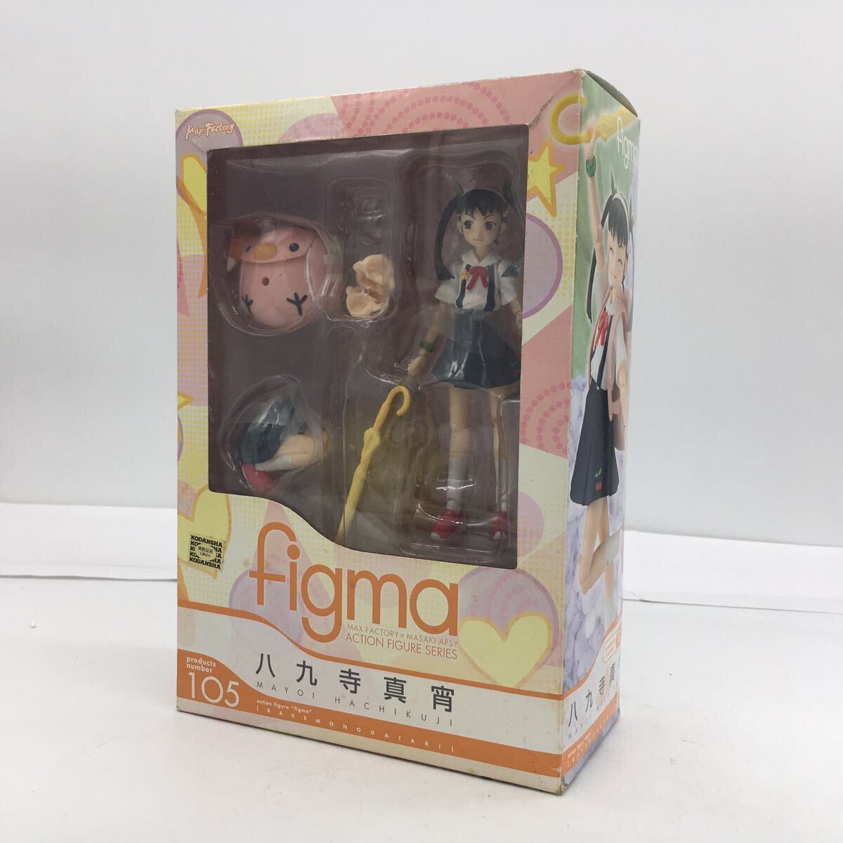  не использовался вскрыть settled Max Factory figma 105 Bakemonogatari . 9 храм подлинный .HACHIKUJI MAYOI фигурка figma Max Factory 