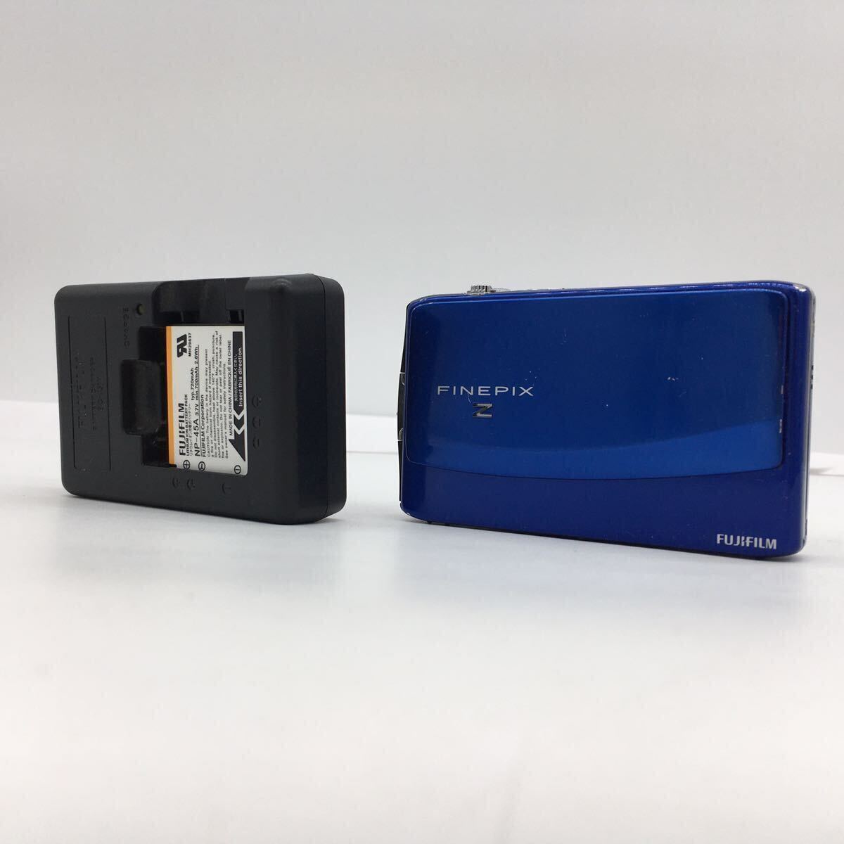 FUJIFILM 富士フイルム FinePix Z900 EXR ブルー コンパクト デジタル カメラ デジカメ コンデジ バッテリー・充電器付属 動作確認済_画像1