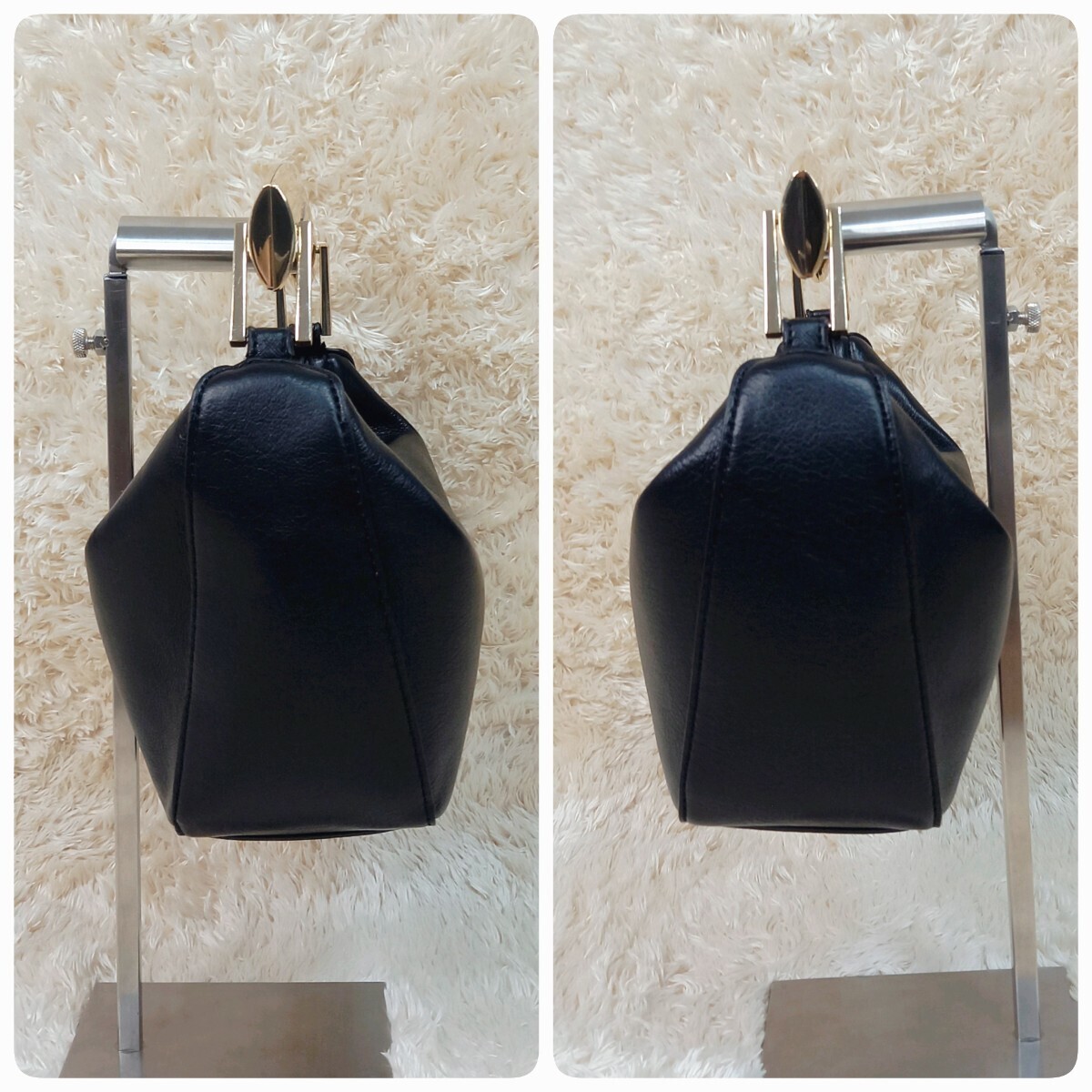 美品】ZARA ザラ メタリックハンドルバケットバッグ 2way 美品】ZARA ザラ メタリックハンドルバケットバッグ 2way