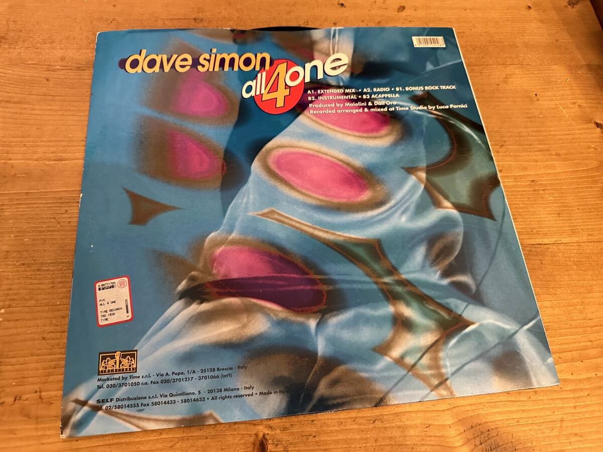 12”★Dave Simon / All 4 One / ユーロビート！_画像2