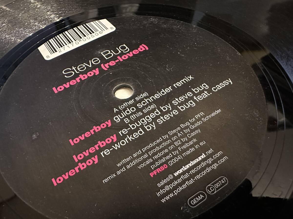 12”★Steve Bug / Loverboy (Re-Loved) / ミニマル / テック・ハウス！Guido Schneider_画像1