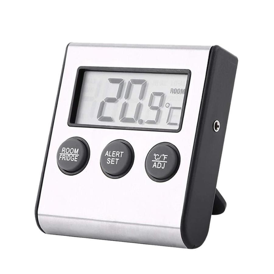 冷蔵庫温度計 デジタル冷蔵庫温度計 冷凍庫温度計 マグネットとスタンダード付き 温度範囲 RIOKKDG_画像7