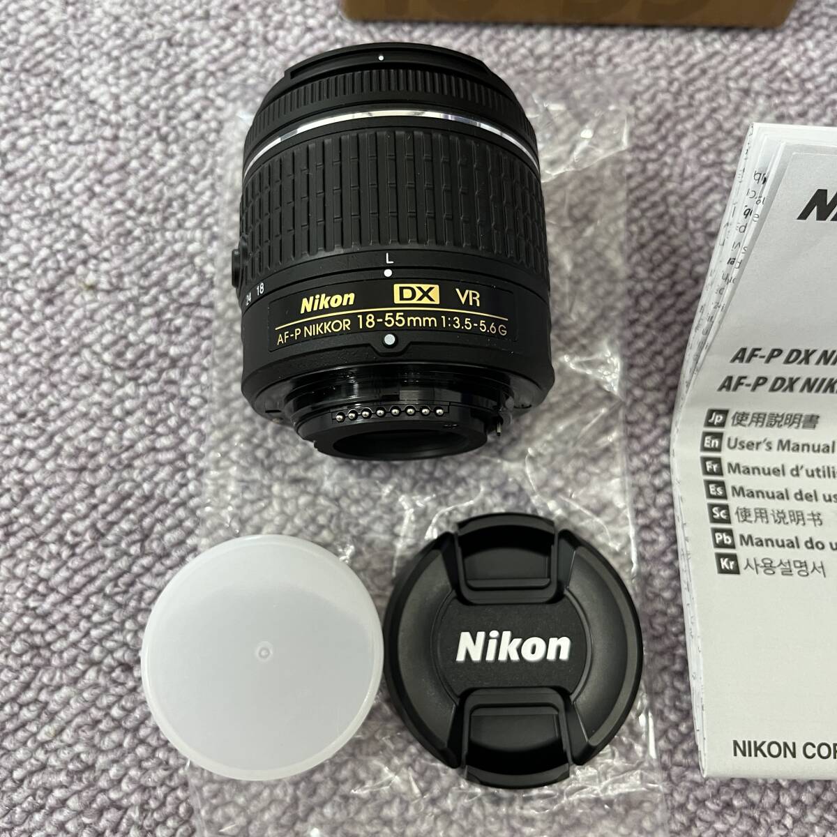 【美品】Nikon LM2295 標準ズームレンズ AF-P DX NIKKOR 18-55mm f/3.5-5.6G VR ニコンDXフォーマット専用