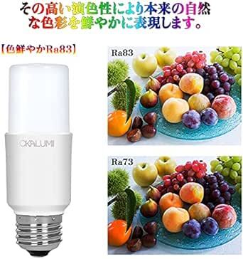 okalumi LED電球 100W形相当 T形 E26口金 電球色 断熱材器具対応 全方向タイプ 電球型蛍光灯 EFD25 形代_画像4