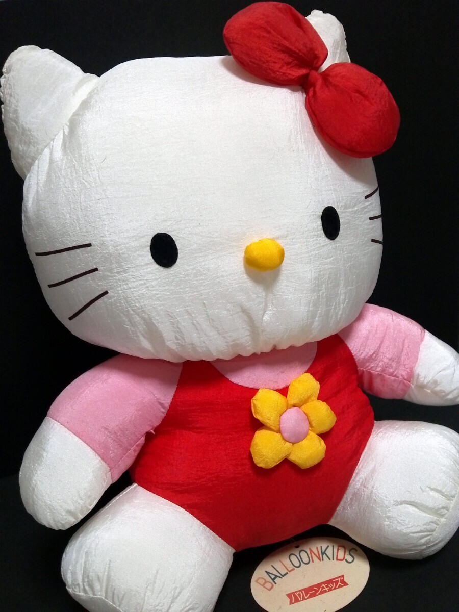 当時物　Hello Kitty ハローキティ　ぬいぐるみ (大)　BALLONKIDS バルーンキッズ サンリオ 1993年_画像2