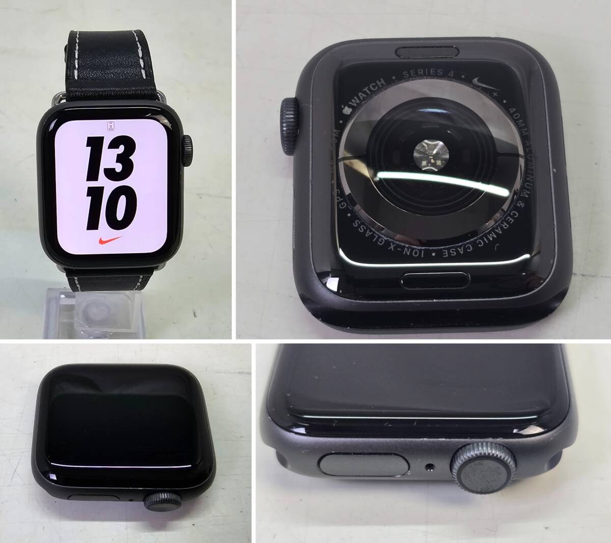 [1407]Apple Watch Series 4 40mm GPS Space Gray Aluminim MU7G2J/A A1977 battery most high capacity 89% working properly goods secondhand goods 